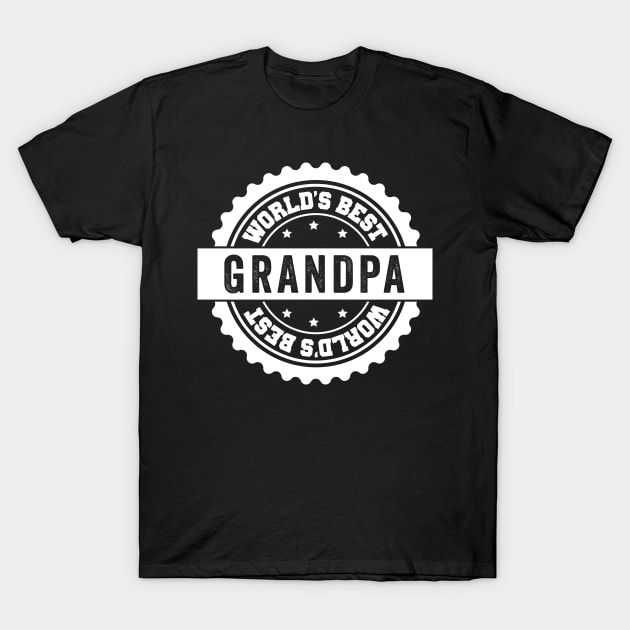 Worlds Best Grandpa T-Shirt by Kyandii